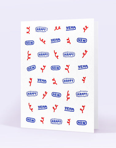 Édition Letterpress de Paris - carte de voeux letterpress - illustration Samuel Eckert