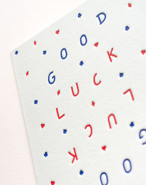 Carte double letterpress - Édition Letterpress de Paris - Illustration Samuel Eckert