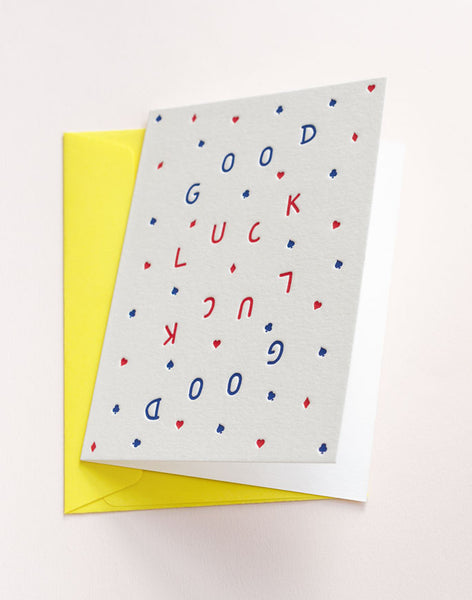 Carte double letterpress - Édition Letterpress de Paris - Illustration Samuel Eckert