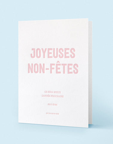 Joyeuses non-fêtes (rose)