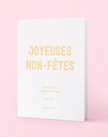 Joyeuses non-fêtes (jaune)