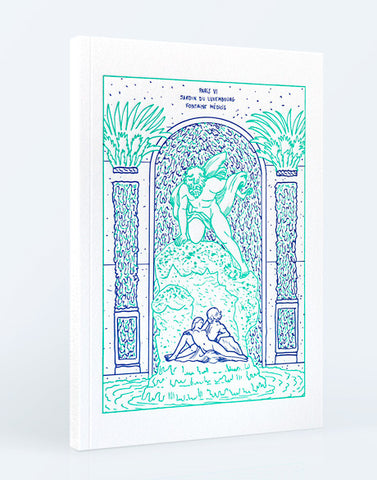 Carnet couverture letterpress , illustration Amandine Meyer, édition Lettepress de Paris